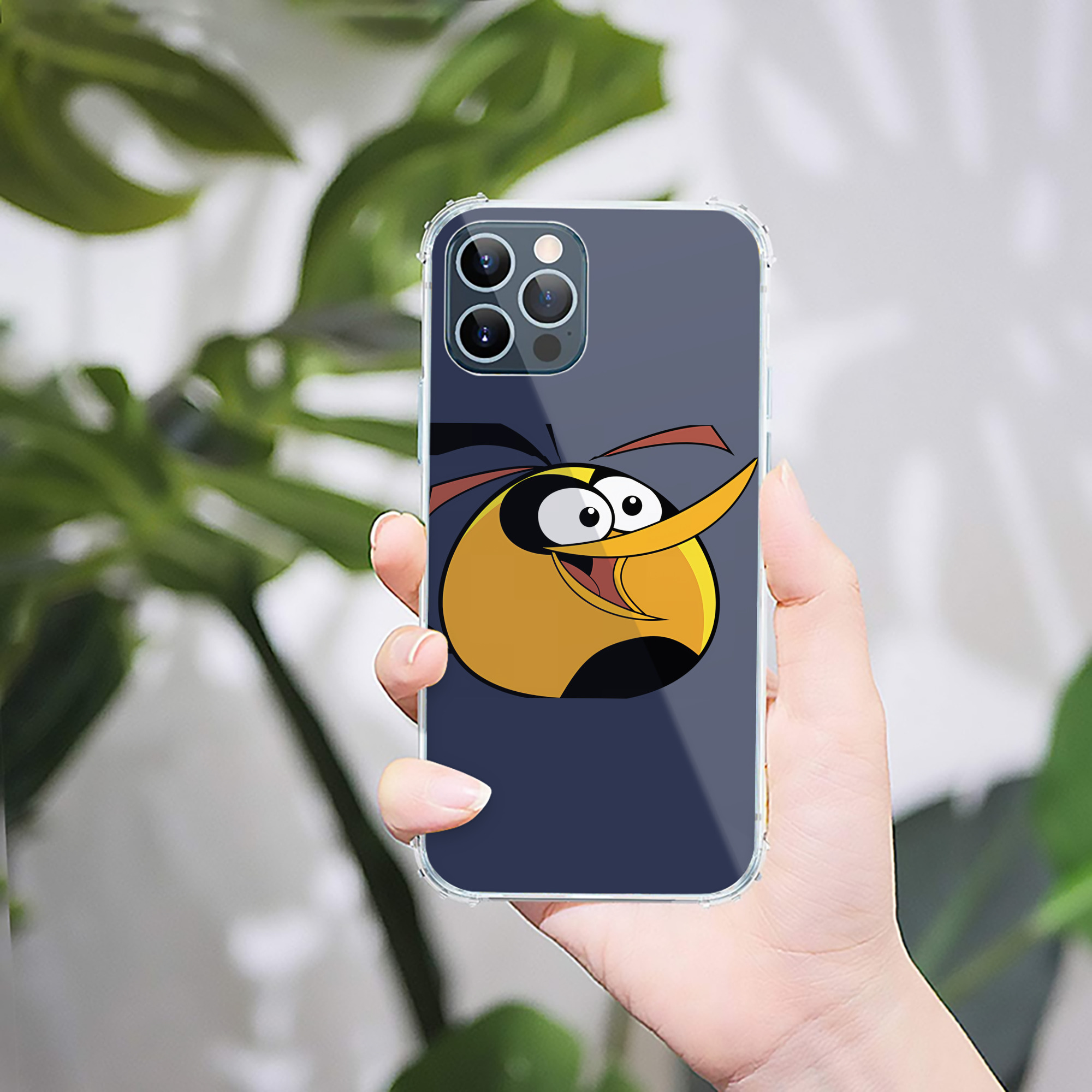 （画像用） Angry Birds アングリーバード 【iPhone 12シリーズ対応】透明スマホケース（クリアソフトケース）
